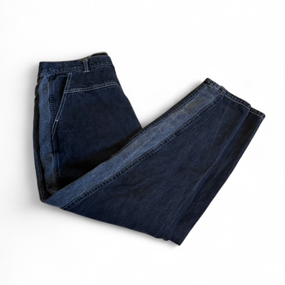 Vintage ‘90s Denim - Mass Confusion - Black High-Waisted Relaxed Fit Men's Jeans - Picture 6 of 8